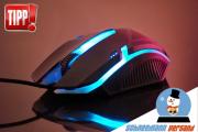 Coole Gaming Maus Mouse Milang Blade M3 LED RGB Beleuchtung USB Kabel Laptop PC